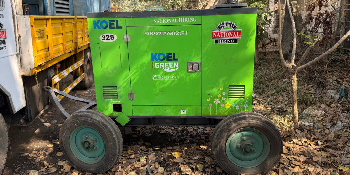 Trolley mounted diesel generator 15kva